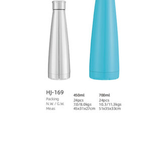 450ml/700ml SS Double Wall Vacuum Water Bottle(HJ-169)