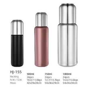 500ml/750ml/1000ml SS Double Wall Vacuum Water Bottle(HJ-155)