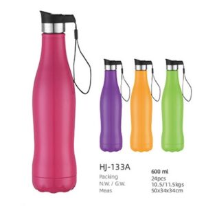 600ml SS Double Wall Vacuum Water Bottle(HJ-133A)