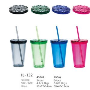 450ml/650ml Plastic Tumbler(HJ-132)