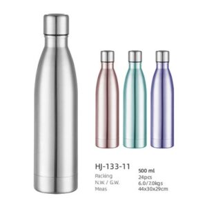 500ml SS Double Wall Vacuum Water Bottle(HJ-133-11)