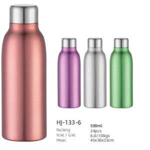 500ml SS Double Wall Vacuum Water Bottle(HJ-133-6)