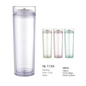 700ml Plastic Double Wall Tumbler(HJ-113A)