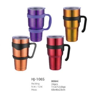 800ml SS Double Wall Vacuum Tumbler(HJ-106S)