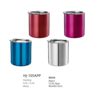 300ml SS Double Wall Vacuum Cup(HJ-105APP)