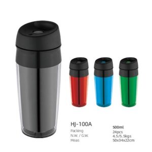 500ml Plastic Double Wall Tumbler(HJ-100A）