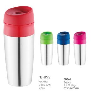 500ml SS Double Wall Vacuum Tumbler(HJ-099）