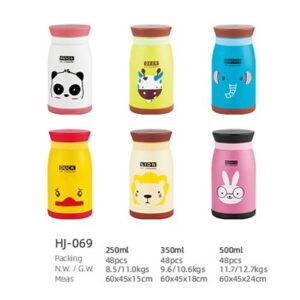250ml/350ml/500ml SS Double Wall Vacuum Water Bottle(HJ-069)