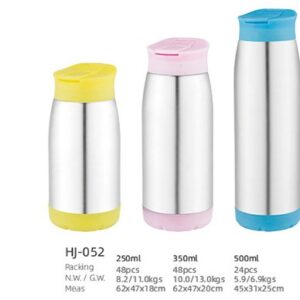 250ml/350ml/500ml SS Double Wall Vacuum Water Bottle(HJ-052)