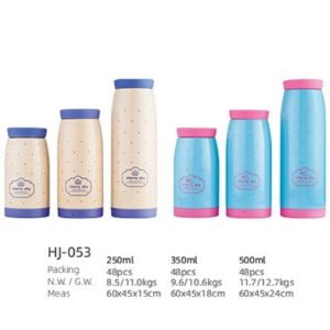 250ml/350ml/500ml SS Double Wall Vacuum Water Bottle(HJ-053)