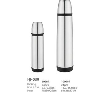 500ml/1000ml SS Double Wall Vacuum Water Bottle(HJ-039)