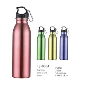 750ml SS Single Wall Water Bottle(HJ-038A)