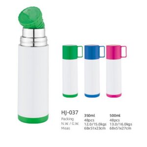 350ml/500ml SS Double Wall Vacuum Water Bottle(HJ-037)