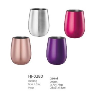 250ml SS Double Wall Vacuum Cup(HJ-028D)
