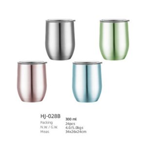 300ml SS Double Wall Vacuum Cup(HJ-028B)