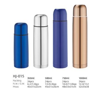 350ml/500ml/750ml/1000ml SS Double Wall Vacuum Water Bottle(HJ-015)