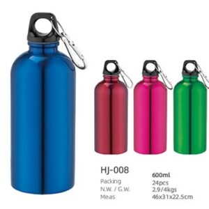 600ml SS Single Wall Water Bottle(HJ-008)