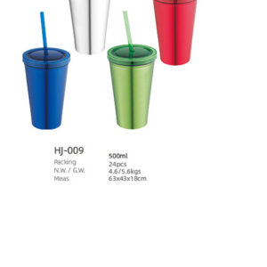 500ml SS Double Wall Vacuum Tumbler(HJ-009)