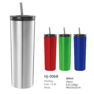 500ml SS Double Wall Vacuum Water Bottle(HJ-006B)